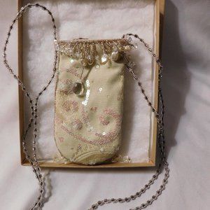 Beaded Sequin Bag Small Vintage